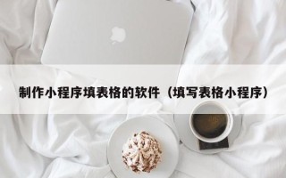 南充制作小程序填表格的软件（填写表格小程序）