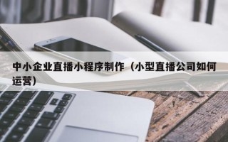南充中小企业直播小程序制作（小型直播公司如何运营）